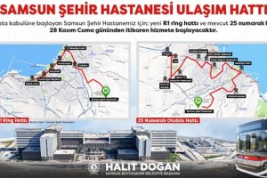 Toplu Taşımayla Şehir Hastanesi’ne Ulaşım Dönemi Başladı